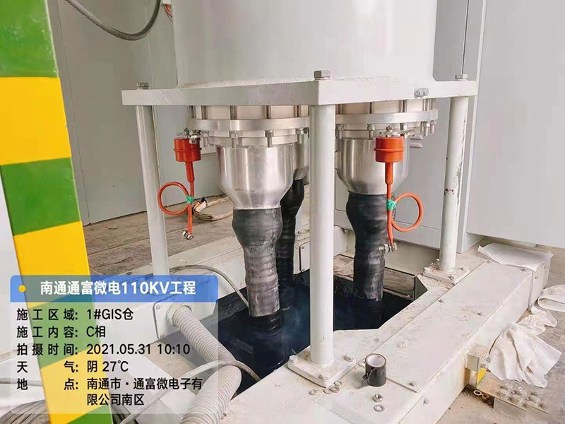 南通通富微电110kV工程附件配套金具工程案例